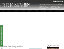 Tablet Screenshot of ddkkitchens.com